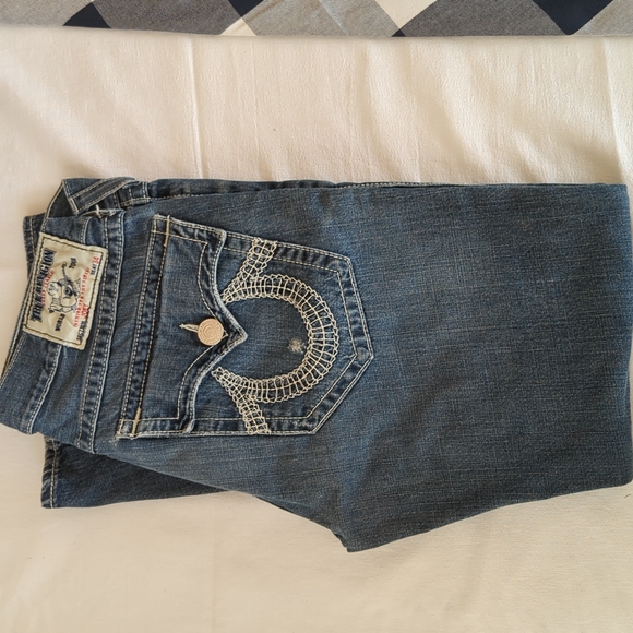 Mens True Religion Jeans Size 36 Blue 
